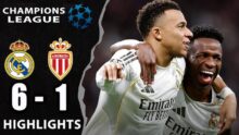 ملخص مباراة ريال مدريد وموناكو