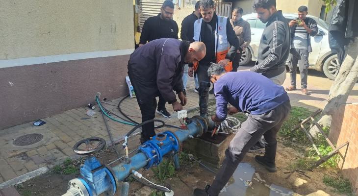 استكمال تشغيل 3 محطات تنقية مياه وسط غزة