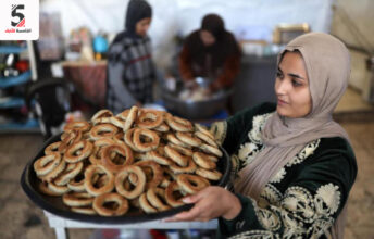 كعك عيد الفطر في مدينة غزة