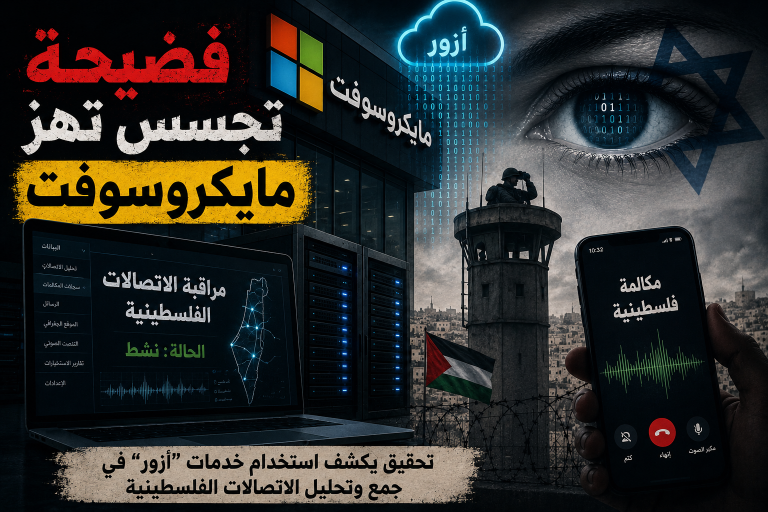 فضيحة تجسس تهز مايكروسوفت.. والشركة تتحرك بعد انكشاف دورها في مراقبة الفلسطينيين