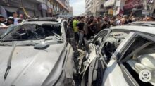 3 شهداء وعدد من المصابين بقصف إسرائيلي استهدف مركبة وسط قطاع غزة