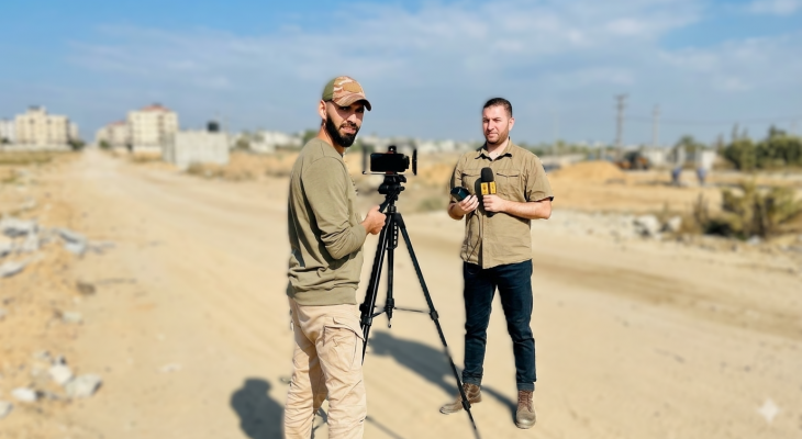 استشهاد المصور أحمد وشاح في قصف إسرائيلي على مخيم البريج