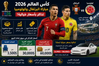 تذاكر البرتغال وكولومبيا تلامس سعر سيارة فاخرة في مونديال 2026