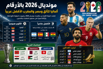 مونديال 2026 بالأرقام.. ألمانيا الأقوى ومصر والمغرب الأفضل عربياً