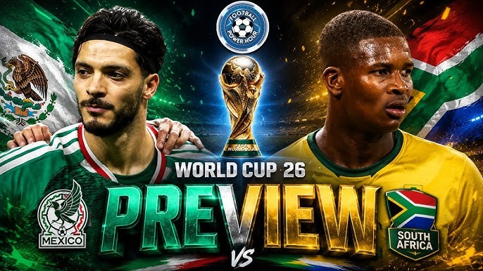 México vs Sudáfrica.. مواجهة مرتقبة تلفت أنظار عشاق كرة القدم