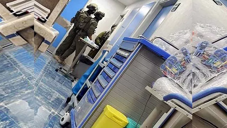 الاحتلال يقتحم مستشفى نابلس التخصصي ويعتقل شقيقين ويعتدي على الطواقم الطبية