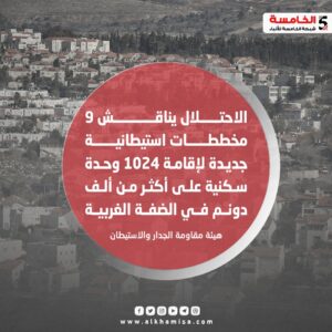 مخطط استيطاني