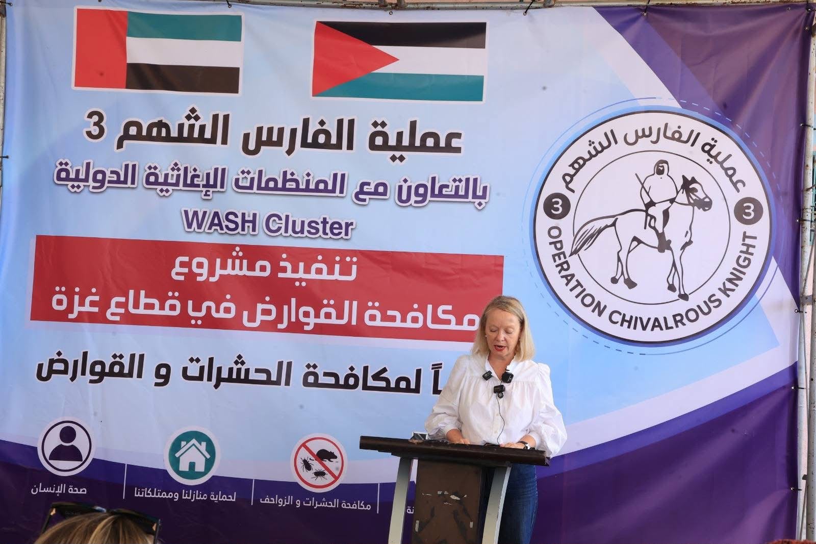 بالتعاون مع الأمم المتحدة.. الفارس الشهم 3 الإماراتية تطلق مشروعا لحماية الصحة العامة في غزة