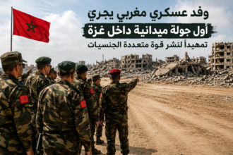 وفد عسكري مغربي يجري أول جولة ميدانية داخل غزة تمهيدًا لنشر قوة متعددة الجنسيات