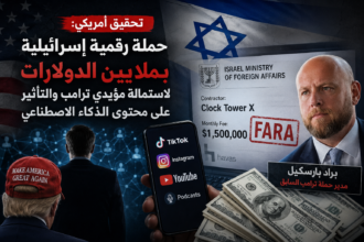 تحقيق أمريكي: حملة رقمية إسرائيلية بملايين الدولارات لاستمالة مؤيدي ترامب والتأثير على محتوى الذكاء الاصطناعي