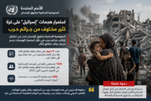 الأمم المتحدة تحذر من احتمال ارتكاب جرائم حرب في غزة وتدعو لضمان احترام وقف إطلاق النار