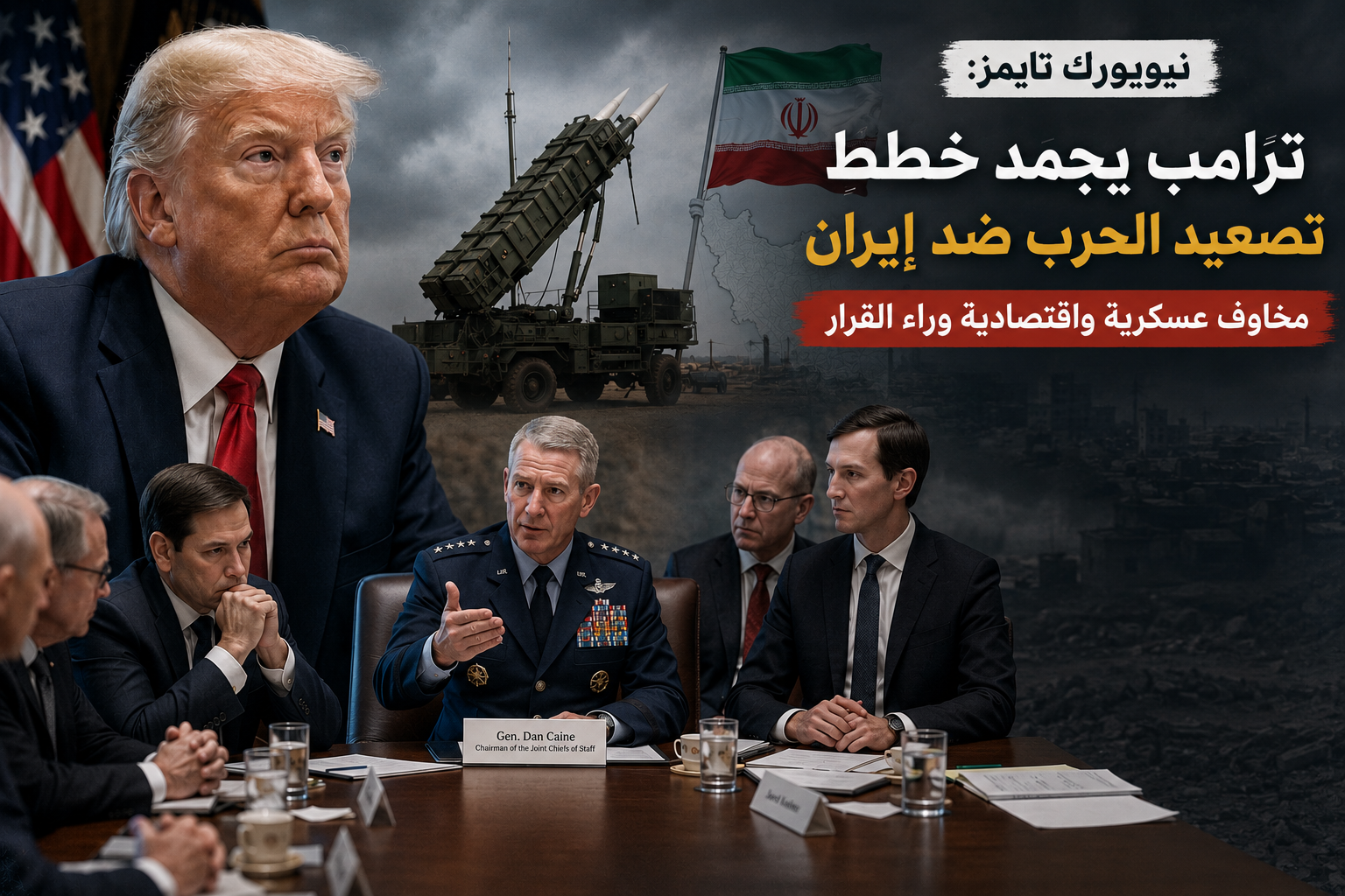 نيويورك تايمز: ترامب يجمّد خطط تصعيد الحرب ضد إيران وسط مخاوف عسكرية واقتصادية
