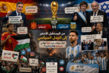 من المستطيل الأخضر إلى الجدل السياسي.. كيف ربطت حرب غزة نهائي إسبانيا والأرجنتين؟