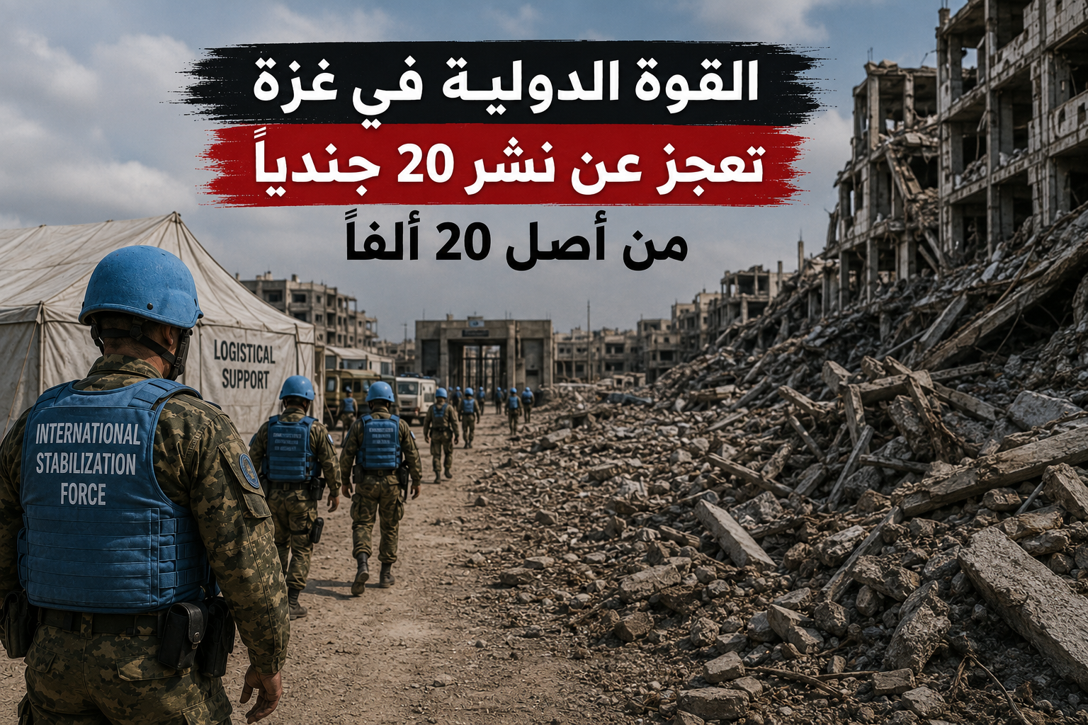 وول ستريت جورنال: القوة الدولية في غزة تتعثر.. عجز عن نشر 20 جنديًا رغم خطة لـ20 ألف عنصر