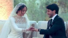 الأميرة إيمان وزوجها جميل ترميوتس في مناسبة عائلية