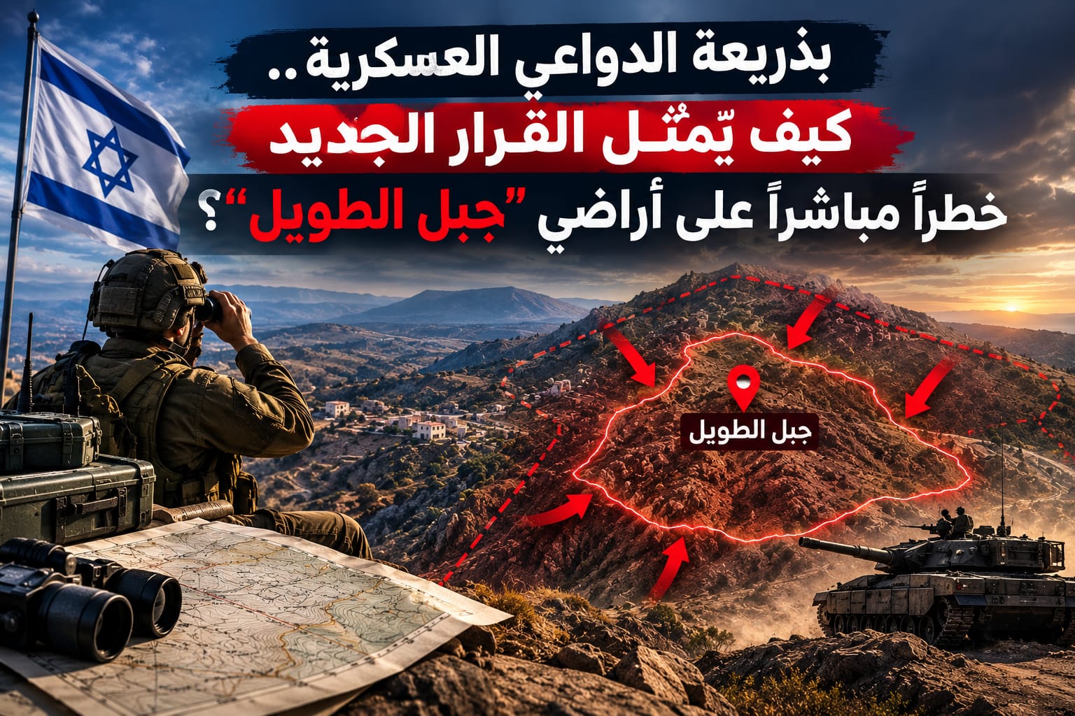 بذريعة الدواعي العسكرية.. كيف يُمثل القرار الجديد خطراً مباشراً على أراضي "جبل الطويل"؟