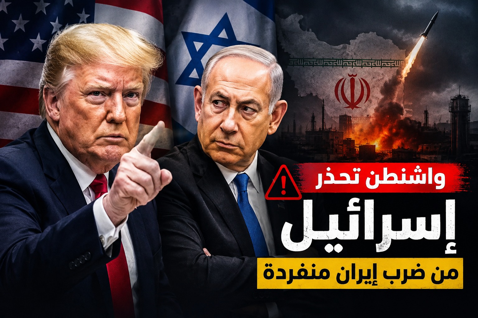 واشنطن تحذر إسرائيل من ضرب إيران منفردة وسط مخاوف من اتساع الحرب