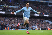 مانشستر سيتي يتأخر أمام أتلتيكو مدريد بهدف في الشوط الأول