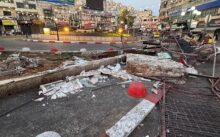 جرافات الاحتلال تهدم نصبًا تذكارية للشهداء خلال اقتحام نابلس