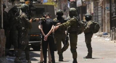 الاحتلال يعتقل 14 فلسطينيًا بينهم طفل في الضفة الغربية