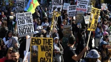 تظاهرات في مدن أميركية دعماً لفلسطين ومطالبة بوقف الحرب على غزة