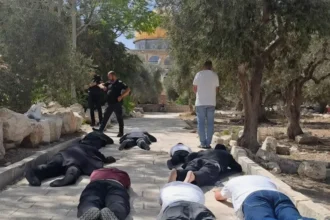 مستوطنون يؤدون طقوسًا تلمودية في باحات الأقصى بحماية شرطة الاحتلال